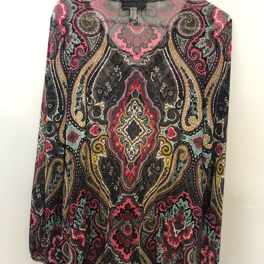 INC International Concepts Sheer Blouse